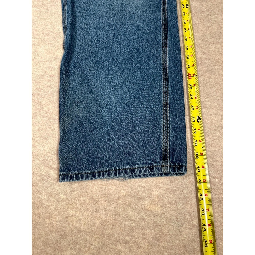 Carhartt Authentic Loose Original Fit Carpenter Work Jeans Mens 40x30 Blue Denim - Picture 14 of 16